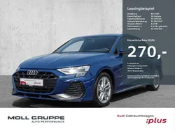 Blau Gebraucht 2024 Audi A3 S-Line Limousine | 33.850 € (Guter Preis)