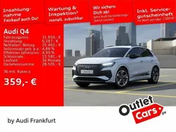 Gletscherweiß metallic Gebraucht 2022 Audi Q4 e-tron Ambiente SUV | 31.850 €