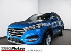 Blau Gebraucht 2018 Hyundai Tucson SUV | 15.980 € (Fairer Preis)
