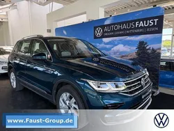 Blau metallic Gebraucht 2021 VW Tiguan Elegance SUV | 27.350 € (Superpreis)