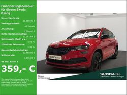 Rot Gebraucht 2019 Skoda Karoq SportLine SUV | 22.420 € (Etwas zu teuer)