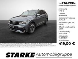 Platinum grey metallic Gebraucht 2022 VW Tiguan Allspace R-line SUV | 39.185 € (Etwas zu teuer)