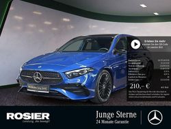 Blau / spektralblau (metallic) Gebraucht 2024 Mercedes A250 AMG Limousine | 38.717 € (Fairer Preis)