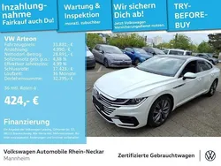 Oryxweiß perlmutteffekt Gebraucht 2020 VW Arteon R-line Limousine | 33.881 € (Fairer Preis)