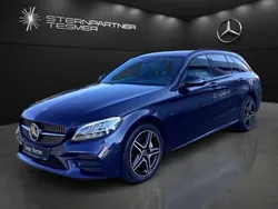 Blau Gebraucht 2021 Mercedes C300e AMG Limousine | 26.190 € (Superpreis)
