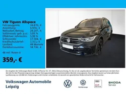 Deep black perleffekt Gebraucht 2022 VW Tiguan Allspace R-line SUV | 34.870 € (Fairer Preis)