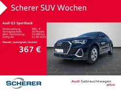 Mythosschwarz metallic Gebraucht 2024 Audi Q3 S-Line SUV | 46.900 € (Etwas zu teuer)