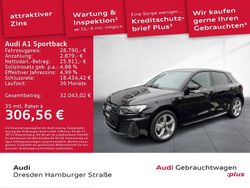 Mythosschwarz metallic Neu 2025 Audi A1 Sportback S-Line Kleinwagen | 28.790 € (Fairer Preis)