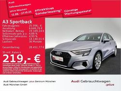 Florettsilber metallic Gebraucht 2021 Audi A3 Advanced Limousine | 25.996 € (Fairer Preis)
