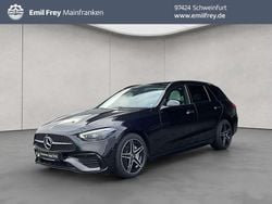 Obsidianschwarz metallic Gebraucht 2024 Mercedes C300e Premium Kombi | 44.650 € (Fairer Preis)