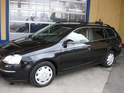 Schwarz metallic Gebraucht 2007 VW Golf V Comfortline Kombi | 9.300 €