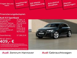 Mythosschwarz metallic Gebraucht 2023 Audi A3 S-Line Limousine | 31.990 € (Teuer)