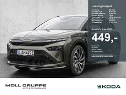 Grün Gebraucht 2025 Skoda Enyaq iV SportLine SUV | 50.980 € (Fairer Preis)