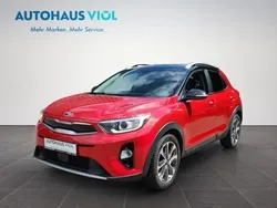 (bbe) signalrot met./schwarz Gebraucht 2021 Kia Stonic Platinum Edition SUV | 19.400 € (Fairer Preis)