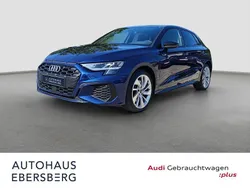 Blau Gebraucht 2021 Audi A3 Sportback e-tron S-Line Limousine | 25.900 € (Fairer Preis)