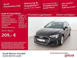 Mythosschwarz metallic Gebraucht 2024 Audi A3 S-Line Limousine | 30.900 € (Superpreis)