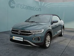 Blau Gebraucht 2024 VW T-Roc Cabriolet Style Cabrio | 31.700 € (Superpreis)