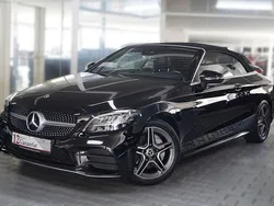 Schwarz Gebraucht 2022 Mercedes C220 AMG Cabrio | 29.990 € (Superpreis)