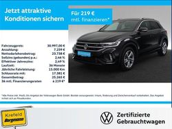 Schwarz / deep black Gebraucht 2024 VW T-Roc R-line SUV | 29.997 € (Guter Preis)