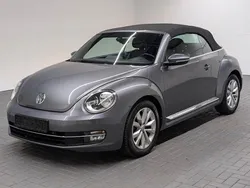 Grau (platinum grey metallic) Gebraucht 2014 VW Beetle Cabrio | 15.980 € (Fairer Preis)