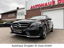 Schwarz Gebraucht 2015 Mercedes C400 AMG line Kombi | 24.950 € (Fairer Preis)