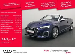 Navarrablau metallic Gebraucht 2021 Audi S5 Cabriolet Ambiente Cabrio | 37.980 € (Fairer Preis)
