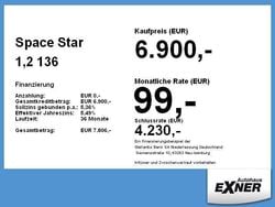 Weiß Gebraucht 2021 Mitsubishi Space Star Limousine | 6.900 € (Guter Preis)