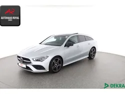 Silber (metallic) Gebraucht 2021 Mercedes CLA250 Shooting Brake AMG Kombi | 33.880 € (Etwas zu teuer)