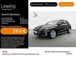 Mythosschwarz metallic Gebraucht 2024 Audi A3 Sportback e-tron S-Line Limousine | 37.490 € (Teuer)