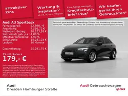 Brillantschwarz Gebraucht 2022 Audi A3 Advanced Plus Limousine | 22.890 € (Fairer Preis)