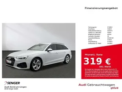 Gletscherweiß metallic Gebraucht 2023 Audi A4 S-Line Kombi | 37.880 € (Superpreis)