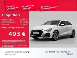 Weiß Gebraucht 2025 Audi A3 Sportback S-Line Limousine | 41.074 € (Fairer Preis)