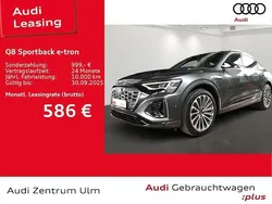Daytonagrau perleffekt Gebraucht 2024 Audi Q8 Sportback e-tron S-Line SUV | 63.820 € (Fairer Preis)