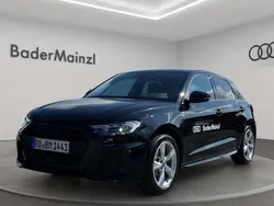 Mythosschwarz metallic Gebraucht 2024 Audi A1 Sportback S-Line Kleinwagen | 24.930 € (Guter Preis)