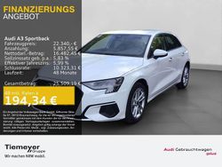 Ibisweiß Gebraucht 2022 Audi A3 Sportback e-tron Design Limousine | 22.340 € (Guter Preis)