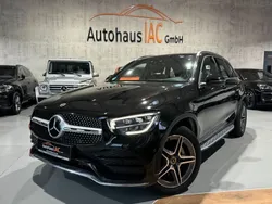 Obsidianschwarz metalliclack Gebraucht 2021 Mercedes GLC400d AMG line SUV | 45.900 € (Fairer Preis)