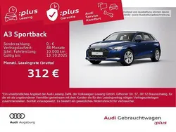 Blau Gebraucht 2024 Audi A3 Sportback Advanced Plus Limousine | 33.590 € (Fairer Preis)
