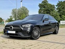 Schwarz Gebraucht 2022 Mercedes C300e AMG line Limousine | 44.000 € (Teuer)