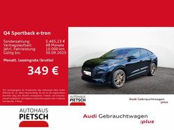 Schwarz Gebraucht 2024 Audi Q4 Sportback e-tron S-Line SUV | 53.890 €
