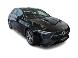 Schwarz Gebraucht 2024 Mercedes A200 AMG Limousine | 32.479 € (Fairer Preis)