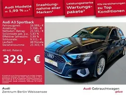 Mythosschwarz metallic Gebraucht 2022 Audi A3 Sportback e-tron Advanced Limousine | 26.989 € (Fairer Preis)