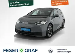 Mondsteingrau schwarz Gebraucht 2021 VW ID.3 Pro Performance Kleinwagen | 19.385 € (Fairer Preis)