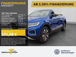 Blau Gebraucht 2025 VW T-Roc Cabriolet Goal Cabrio | 27.930 € (Guter Preis)
