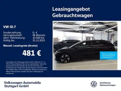 Grenadillschwarz metallic Gebraucht 2025 VW ID.7 GTX Limousine | 53.430 € (Teuer)
