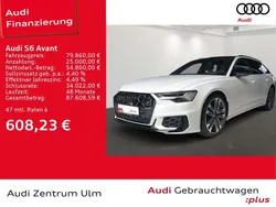 Gletscherweiß metallic Gebraucht 2024 Audi S6 Ambiente Kombi | 79.860 € (Etwas zu teuer)