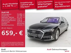 Mythosschwarz metallic Gebraucht 2020 Audi A8L Ambiente Limousine | 56.889 €