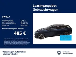 Blau Gebraucht 2024 VW ID.7 Pro Limousine | 51.430 € (Etwas zu teuer)