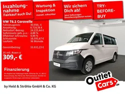 Weiß Gebraucht 2022 VW T6.1 Trendline Van | 30.950 € (Teuer)
