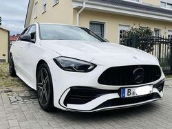 Weiß Gebraucht 2023 Mercedes C200 AMG Limousine | 38.399 € (Etwas zu teuer)