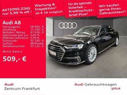 Mythosschwarz metallic Gebraucht 2021 Audi A8L Ambiente Limousine | 62.950 € (Fairer Preis)